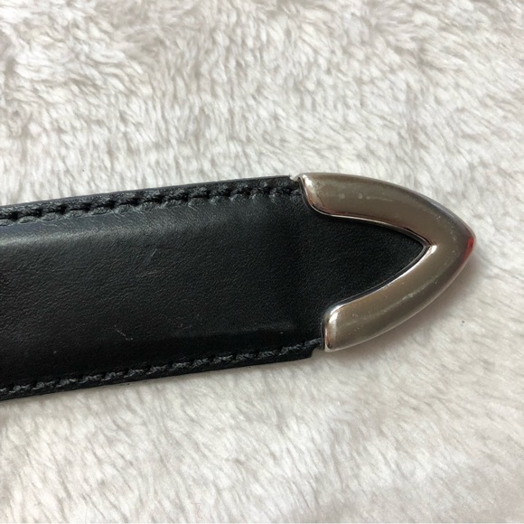 Golf Emblem Black Leather Belt Size 42" - Picture 6 of 7